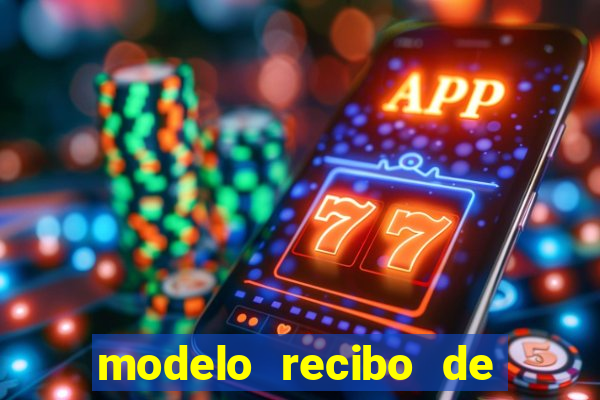 modelo recibo de pagamento autonomo